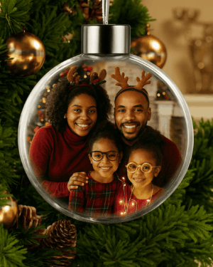 Bola de Navidad personalizada con foto